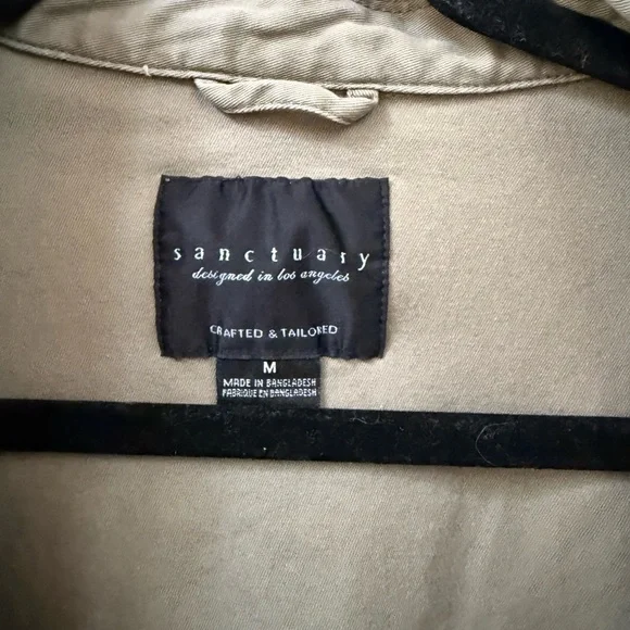 Sanctuary Crafted and Tailored Women's green Utility Jacket - Picture 4 of 6